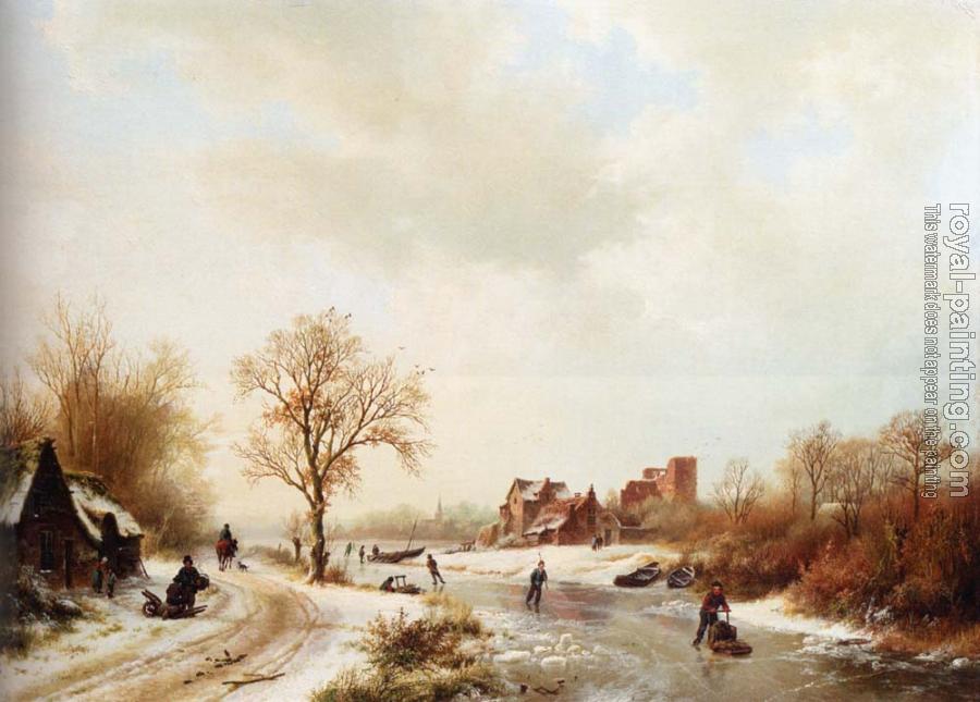 Barend Cornelis Koekkoek : Winterlandschap